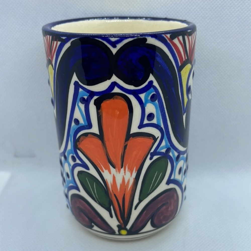 Talavera Pottery Holder‎ or Tumbler